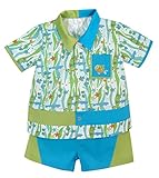 Stephan Baby Go Fish Fishie Print Bowling Shirt and Diaper Cover, 3-6 Months by Stephan Baby