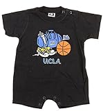 UCLA Bruins NCAAチームバスケットボールロンパースベビー男の子幼児、ブラック