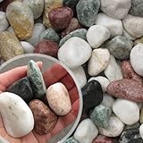 天然石 玉石砂利 五色砂利 3-4cm 30kg