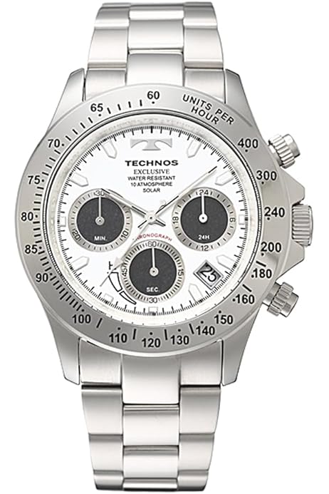 Amazon.co.jp: [テクノス] 腕時計 クロノグラフ T6B97TE メンズ 