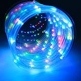 LED銅文字列装飾ライト15 ft 150 micro電球4モードPVCチューブライトの装飾