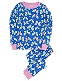 Hatley ハットレイ キッズ女の子 ガールズ・キッズパジャマ上下セット、アイシーバタフライ 110cm、5Y(112cm) マルチカラー 綿100% PJAINBU022