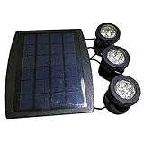 1stモール 【 電源不要 】 太陽光パネル スポットライト 3LED 防水 屋外 エクステリア キャンプ アウトドア レジャー ソーラー給電 ホワイト ST-SHILI16-WH