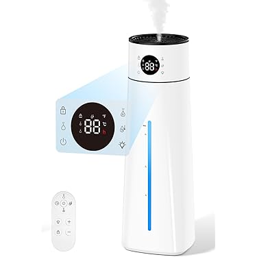 ⭐️大容量型⭐️加湿器　除菌　知能定湿 マイナスイオン　アロマ対応　タイマー レビュー特典開催】 加湿器 大容量 6L 卓上 超音波式 ダブル噴霧 花粉