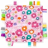 Taggies色毛布、ピンクの花と蝶、メーカー生産終了