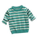 (プタス)Putars ベビー服 子供服 セーター 男の子 女の子 長袖 ニット ストライプ柄 冬服 可愛い 三色 秋 冬 運動服 旅行 記念日 プレゼント 12ヶ月-6歳