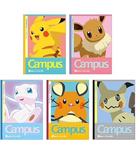 Amazon.co.jp: ショウワノート ポケットモンスター ノート キャンパス