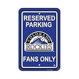 Colorado Rockies MLBプラスチック駐車場サインby Fremont Die