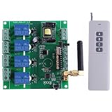 Prettygood7 リレースイッチ モジュールボード 4チャンネル リモートコントローラ付き AC 220V 433MHz