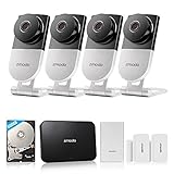 Zmodo 720p HD Wireless Home Automation Security Camera System - 4 Camera, 4CH NVR with 500GB Hard Dr