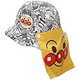 アンパンマン 日よけ付き帽子 Anpanman 夏物 おでかけ fpo-ta9827 48cm ネイビー