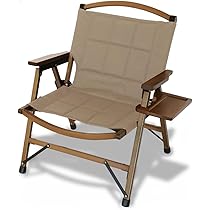 Amazon.co.jp: [クイックキャンプ] 一人掛け ウッドローチェア