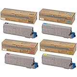 【純正品】OKI TC-C3B2 トナーカートリッジ(大容量) 4色セット (TC-C3BK2 TC-C3BC2 TC-C3BM2 TC-C3MY2)