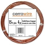 Cerro 050 – 2000 a3フィートバッテリーヘビーデューティーBareソリッド銅線、15-foot 15 ft 050-2400A3 1