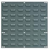 Akro-Mils 30618 Louvered Steel Panel for mounting AkroBins, 18-Inch Wide by 19-Inch High, Grey, Pack