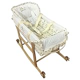 Decdeal 3-in-1 ポータブル ベビーベッド バシネット付き トラベルバスケット 蚊帳付き