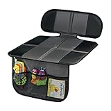 チャイルドシート　滑り止め シートカバー 車保護 シート シートマット 車自動車 チャイルドシート マット　汚れ防止　滑り止め　コンビ収納ポケット付き 前後座席汎用 チャイルドシートの擦れ傷から最小限