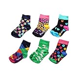 (ハッピーソックス)HAPPY SOCKS KIDS BOX SET 6-PACK キッズソックス(Set、0-12ヶ月)