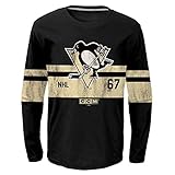 NHLユースBoys 8 – 20 Legendaryロングスリーブクルートップ M ブラック