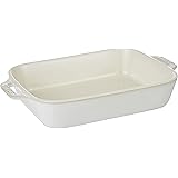 staub ストウブ 「 レクタンギュラー ディッシュ アイボリー 20×16cm 」 セラミック グラタン皿 キッシュ 耐熱 オーブン 電子レンジ対応 【日本正規販売品】 Vintage Color Dish 40511-865