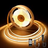 AXMOTUT COB LEDテープライト 5m 24V 電球色2700K 高輝度 調光可能