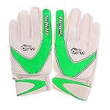 Dovewill 全3色選択　プロ　サッカー　ゴールキーパー用　グローブ　運動手袋　フットボール　耐久性　手指保護　キッズ　 - 緑