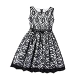 Cutelove 子供ドレス ワンピース プリンセス　レース　優雅　蝶結び付き　 女の子 夏 袖なし 可愛い 素敵