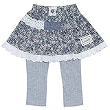 2016年 秋冬 UZULAND ウズランド 小花 プリント スカッツ ネイビー◇95cm