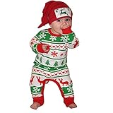 カバーオール ロンパース ベビー エルク クリスマス 着ぐるみ 新生児服 長袖 子供服男女兼用 四季兼用 hibote