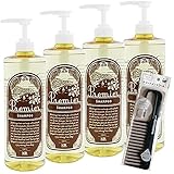 特別セット ケンラックス プルミエ シャンプー 1000ml 4個セット & トリートメントコーム付