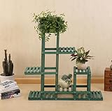 花スタンド屋内 リビングルームバルコニー屋外花の棚多層フロアフロアフラワースタンド屋内の多肉植物ポットラック (色 : B, サイズ さいず : M)