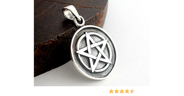 Amazon 五芒星 ペンタグラム 星 スター ペンダントトップ ペントップ ペンヘッド シルバー９２５ お守り ネックレス 通販