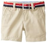 Tommy Hilfiger Baby Boys ' Charlieフラットフロントショート カラー: ベージュ