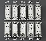 エスコ 125V/15A埋込コンセント（2口） EA940CD-461