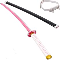 鬼滅の刃-栗花落香奈乎 武具　刀装具　日本刀　模造刀   居合刀 日輪刀 新品 【栗花落 カナヲ】 日輪刀 【つゆりかなを】【鬼滅の刃