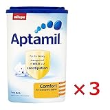 Aptamil Comfort（便秘対策用）乳児用粉ミルク 900g x3個セット【新生児から】