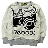 《秋冬春対応》 Reboot(リブート) 裏毛カメラPt トレーナー 100cm /Om NO.AH-1691614