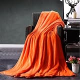 shubuyフランネルフリースブランケット、Throw軽量Cozy Plushマイクロファイバーソリッド暖かいマイクロブランケットThrow Rugベッドソファ毛布、通気性、環境に優しい、お手入れ簡単
