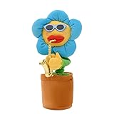 踊るひまわりのぬいぐるみ ひまわりのおもちゃの歌うダンスおもちゃ 動くぬいぐるみ ひまわりぬいぐるみ 電気ぬいぐるみ 踊る 歌う 花 おもちゃ 電動 ひまわり 子供おもちゃ電池式 120曲 反応するおもちゃ 早期教育玩具 装飾 贈り物