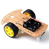 2WDロボットスマートカーシャーシfor Arduino  ホイール&電池ケース付き