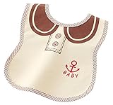 Nice Days（ナイス　ディズ）　ベビービブ　可愛いよだれかけ　防水　七五三　出産プレゼント (イエロー)