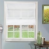 High Quality Cordless Magnetic Roman Shade, Daily - Light Filtering, Privacy - Daily White, 27W X 64