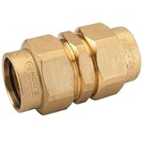 HomeFlex 11-429-005 1/2-Inch Union Corrugated Stainless Steel Tubing x Corrugated Stainless Steel Tu