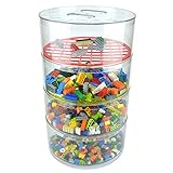 BLOKPOD ? Storage Bins for Crafts, Toys & Lego ? Multipurpose Stackable Plastic Bin Parts Organizer 