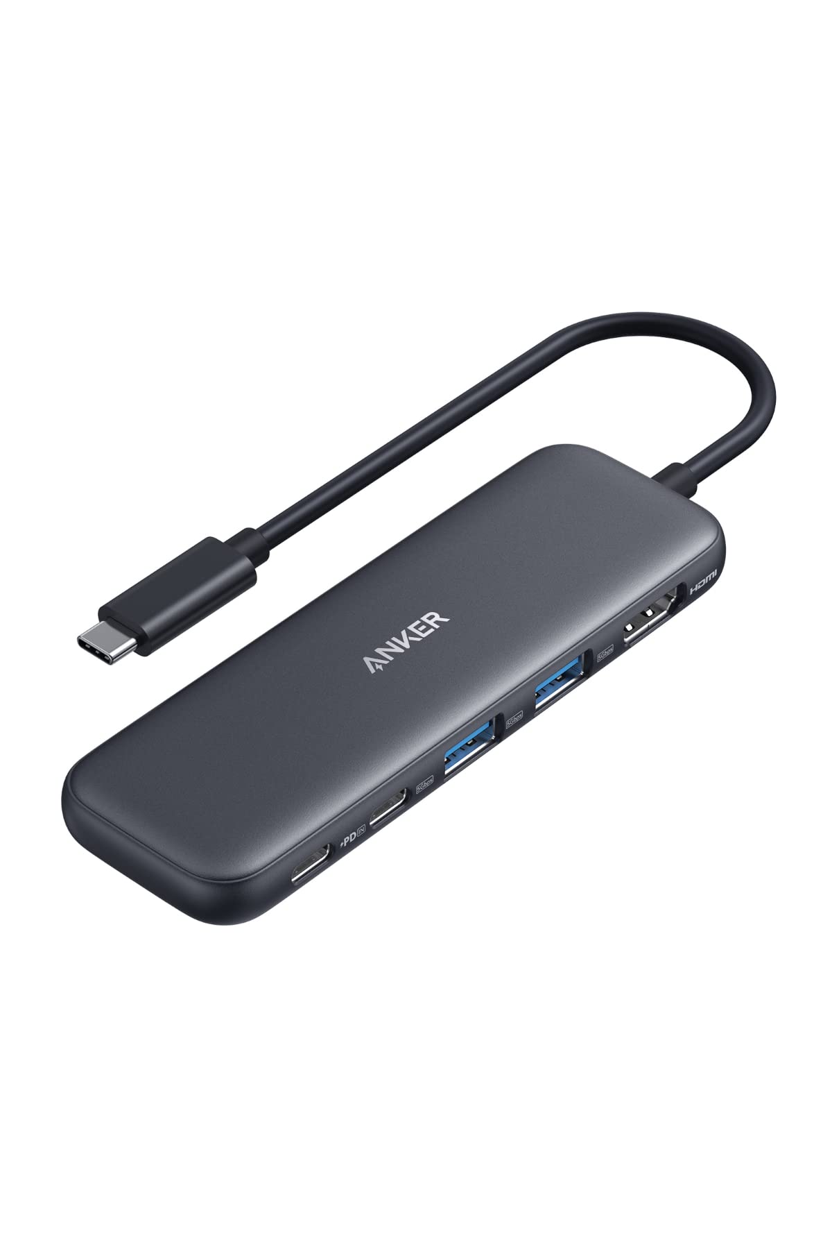 Anker 332 USB-C ハブ (5-in-1) 100W USB PD対応 4K HDMIポート5Gbps 高速データ転送 USB-C/USB-Aポート搭載 - 1