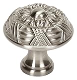 Alno A880-14-SN Ribbon & Reed Traditional Knobs, Satin Nickel, 1-1/4 by Alno