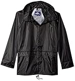 Portwest US440BKRXXXL Regular Fit Classic Rain Jacket, 3X-Large, Black by Portwest