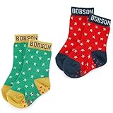 Bobson ソックス(10～21cm)　通年 キムラタンの子供服 レッド 10～12 ( 88003-143 )