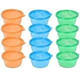 The First Years Take & Toss Bowls with Lids, 8 Ounce, Colors May Vary by The First Years