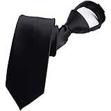 FANGXI ワンタッチ ネクタイ メンズ ビジネスカジュアル ジップ 結婚式 高級 ギフトボックス付き